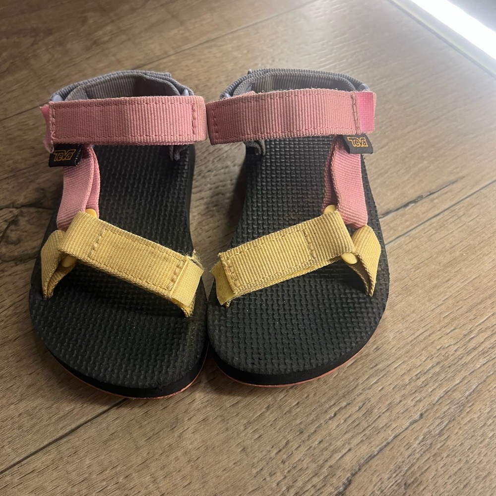 Teva Kids' Sandals in Pink and Yellow